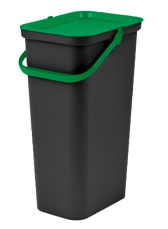 Κάδος Απορριμμάτων για Ανακύκλωση Tontarelli Moda 38 L Πράσινο
