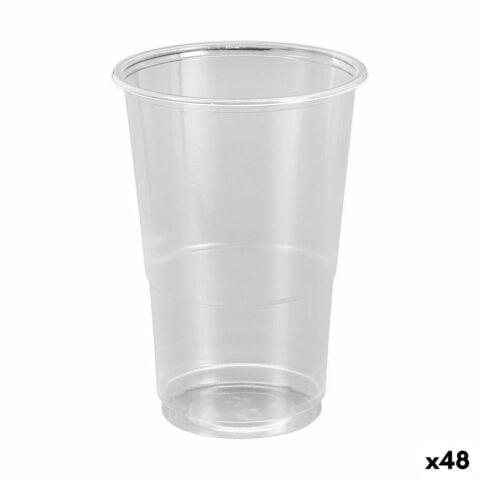 Σετ επαναχρησιμοποιήσιμων ποτήριων Algon Διαφανές 20 Τεμάχια 300 ml (48 Μονάδες)