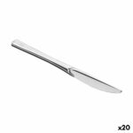 Σετ επαναχρησιμοποιούμενων μαχαιριών Algon Ασημί 50 Τεμάχια 20 cm (20 Μονάδες)
