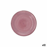 Πιάτο για Επιδόρπιο Quid Vita Peoni Ροζ Κεραμικά 19 cm (12 Μονάδες)