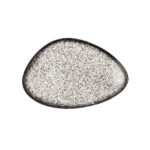 Επίπεδο πιάτο Ariane Rock Τριγωνικό Μαύρο Κεραμικά Ø 29 cm (x6)