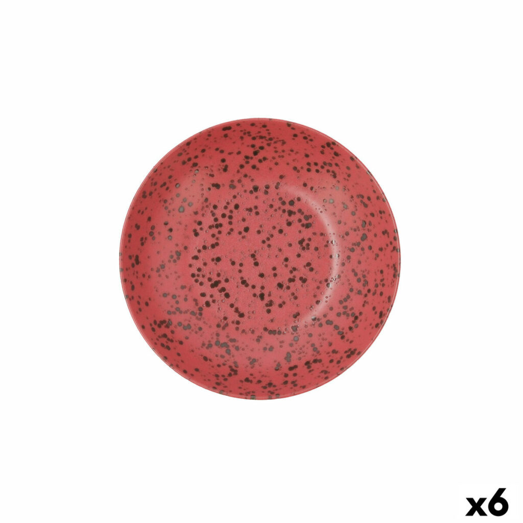 Βαθύ Πιάτο Ariane Oxide Κεραμικά Κόκκινο (Ø 21 cm) (x6)