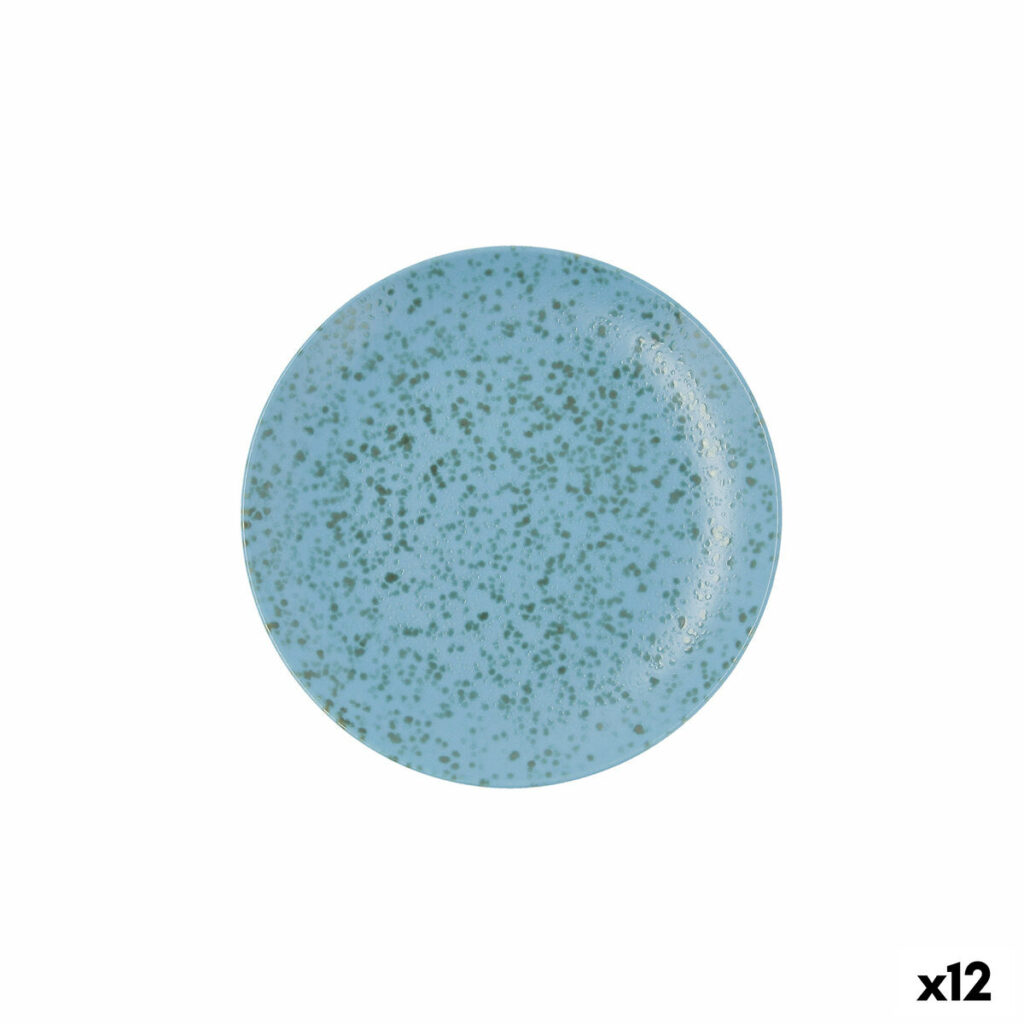 Επίπεδο πιάτο Ariane Oxide Μπλε Κεραμικά Ø 21 cm (12 Μονάδες)