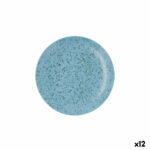 Επίπεδο πιάτο Ariane Oxide Μπλε Κεραμικά Ø 21 cm (12 Μονάδες)