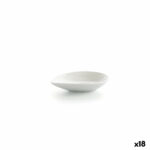 Μπολ Ariane Alaska Φύλλο Mini Κεραμικά Λευκό (10 x 8 x 2