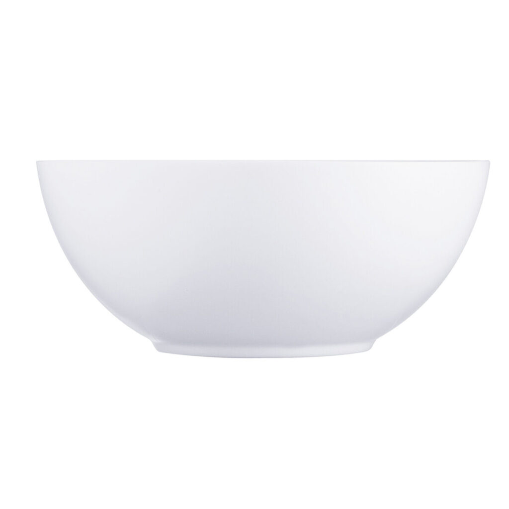 Ρηχό μπολ Luminarc Diwali Λευκό Γυαλί Ø 18 cm (24 Μονάδες)