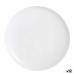 Πιάτο για Πίτσα Luminarc Friends Time Λευκό Γυαλί Ø 32 cm (12 Μονάδες)