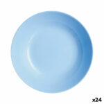 Βαθύ Πιάτο Luminarc Diwali Μπλε Γυαλί (20 cm) (24 Μονάδες)