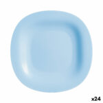 Επίπεδο πιάτο Luminarc Carine Azul Μπλε Γυαλί Ø 27 cm (24 Μονάδες)