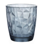 Ποτήρι Bormioli Rocco Diamond Μπλε Γυαλί (390 ml) (x6)
