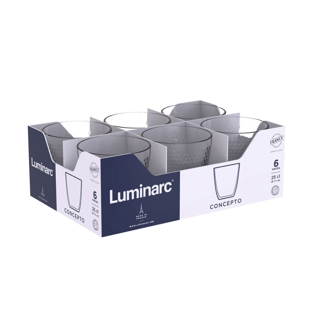 Ποτήρι Luminarc Concepto Pampille 250 ml Διαφανές Γυαλί (24 Μονάδες)