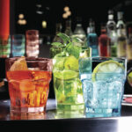 Ποτήρι Bormioli Rocco Rock Bar Μπλε Γυαλί 270 ml (24 Μονάδες)