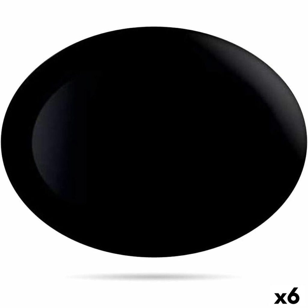 Ταψί Luminarc Diwali Negro Μαύρο Γυαλί 35 x 24 cm (x6)