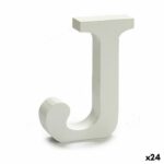 Στίχοι Pincello J Λευκό Ξύλο 2 x 11 cm (24 Μονάδες)