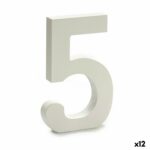 Αριθμοί 5 Ξύλο Λευκό (1