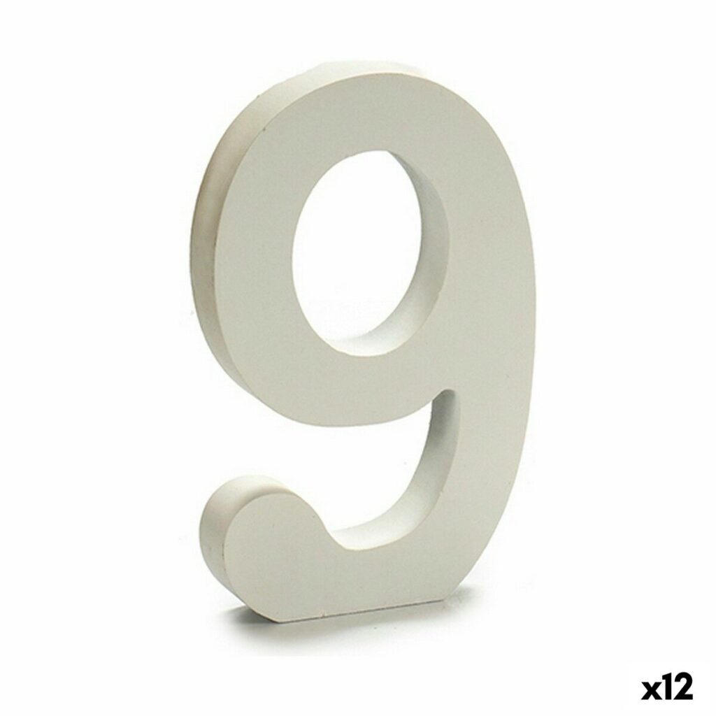 Αριθμοί Pincello 9 Λευκό 1