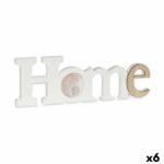 Κορνίζα Home Λευκό Καφέ Ξύλο MDF 40 x 13