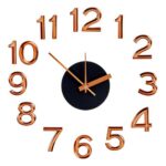 Ρολόι Τοίχου Κόλλα Αργυρό ABS EVA Ø 35 cm (x6)