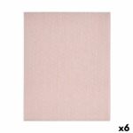 Τραπεζομάντηλο Καμβά Ανθεκτικό στους λεκέδες Αστέρι 140 x 180 cm Ροζ (x6)