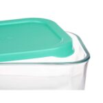 Κυτίο Γεύματος SNOW BOX Πράσινο Διαφανές Γυαλί πολυαιθυλένιο 420 ml (12 Μονάδες)