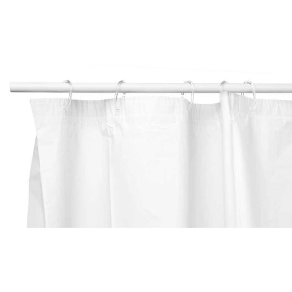 Κουρτίνα ντους Λευκό πολυαιθυλένιο EVA 180 x 180 cm (12 Μονάδες)