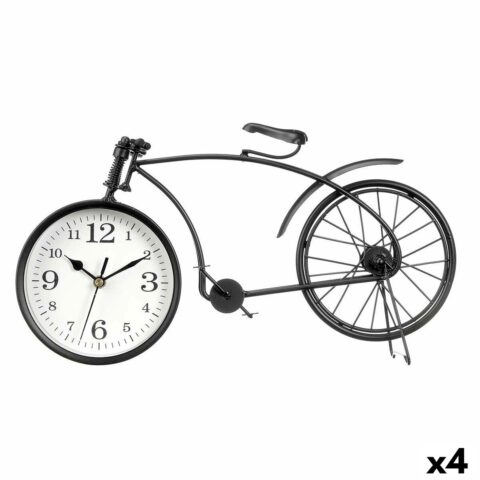 Bordklokke Ποδήλατο Μαύρο Μέταλλο 38 x 20 x 4 cm (4 Μονάδες)