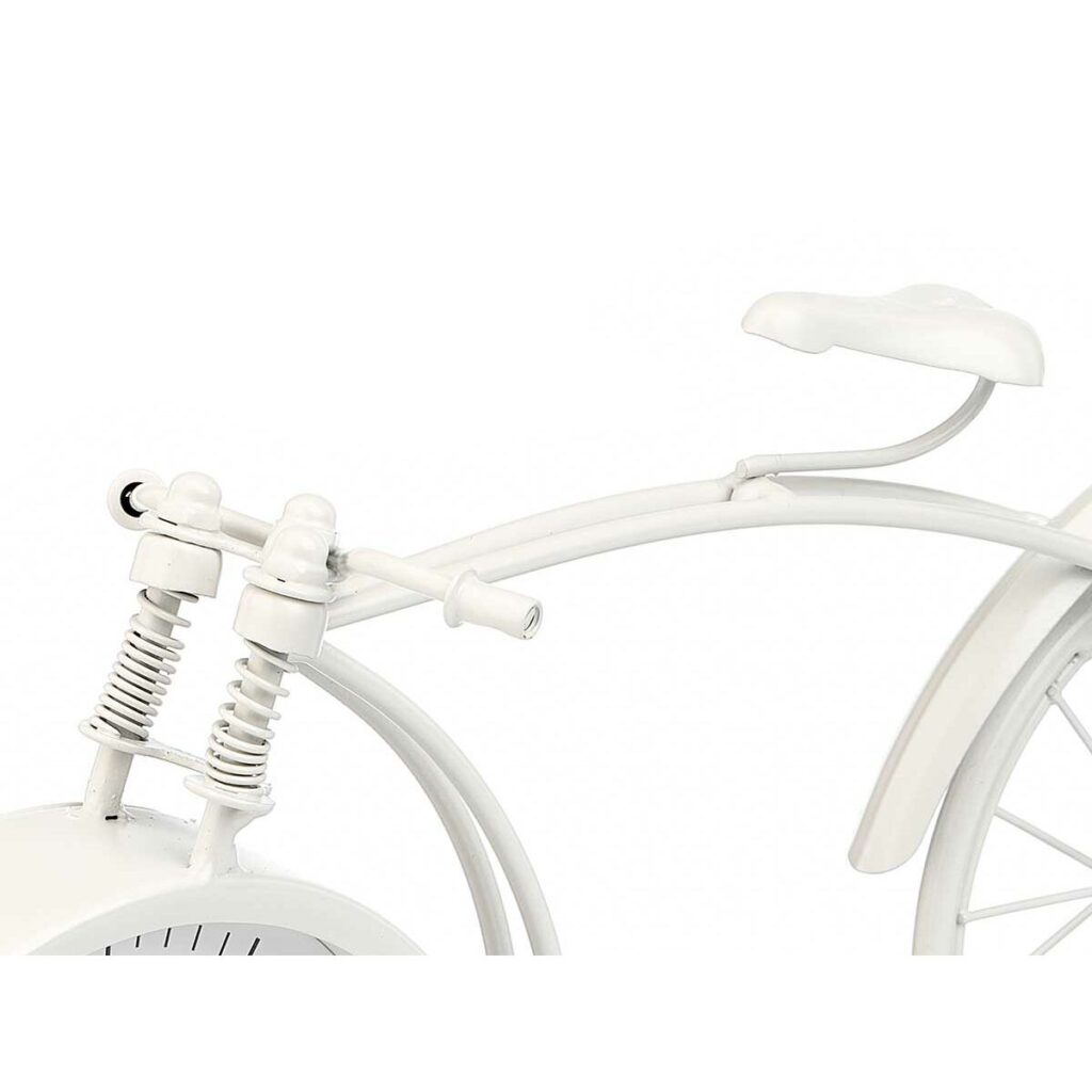 Bordklokke Ποδήλατο Λευκό Μέταλλο 38 x 20 x 4 cm (4 Μονάδες)