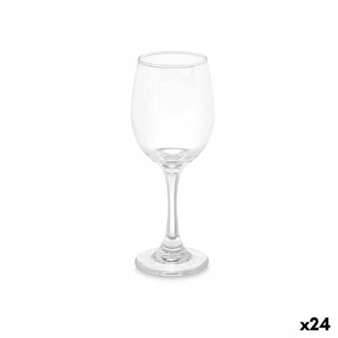Ποτήρι Κρασί Διαφανές Γυαλί 340 ml (24 Μονάδες)