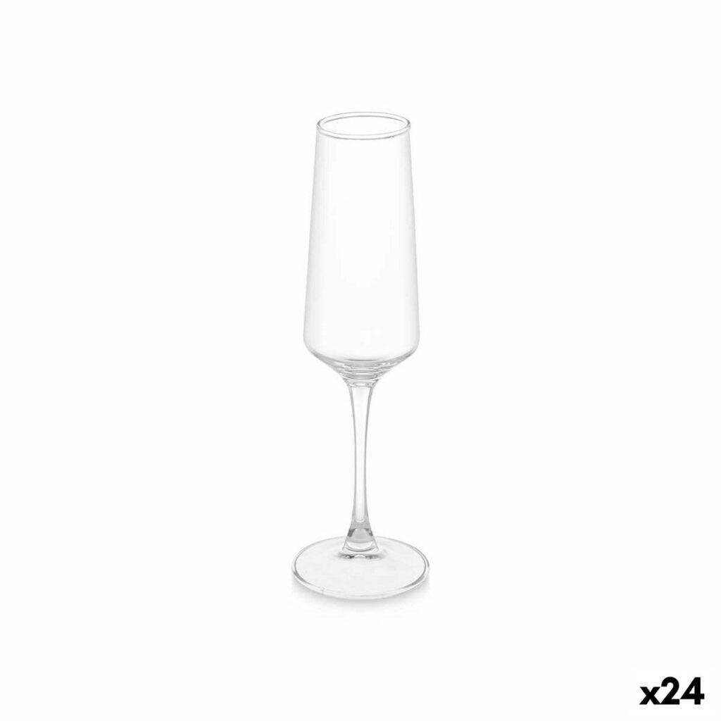 Ποτήρι για σαμπάνια Διαφανές Γυαλί 250 ml (24 Μονάδες)