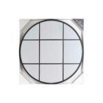 Τοίχο καθρέφτη Παράθυρο Μαύρο πολυστερίνη 80 x 80 x 3 cm (3 Μονάδες)