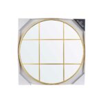 Τοίχο καθρέφτη Παράθυρο Χρυσό πολυστερίνη 80 x 80 x 3 cm (3 Μονάδες)