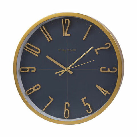 Ρολόι Τοίχου Timemark Μπλε Ø 34 cm