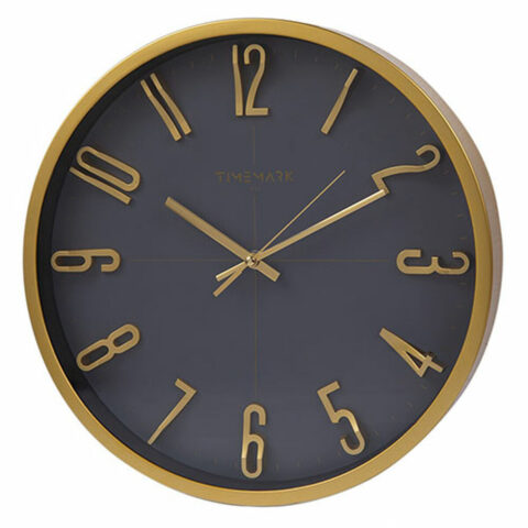 Ρολόι Τοίχου Timemark Γκρι Ø 34 cm