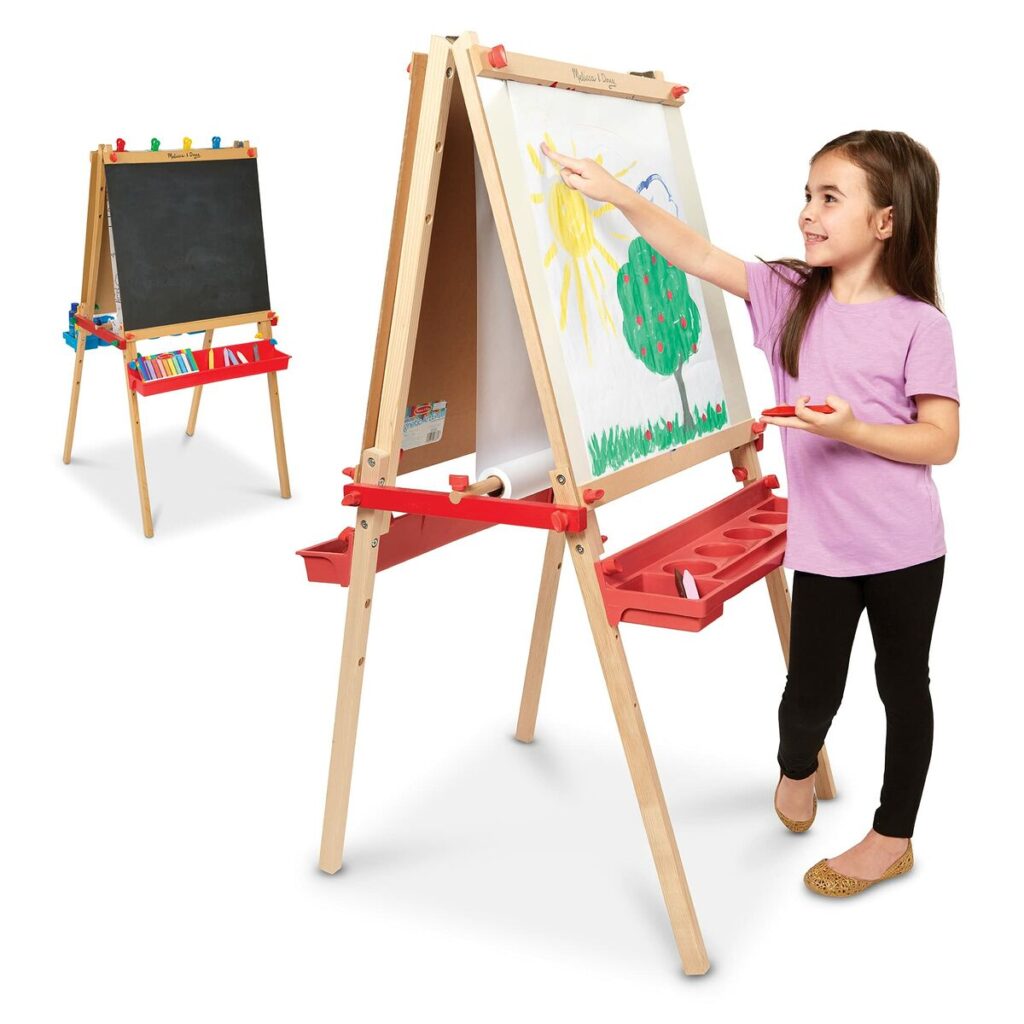 Μαύρος Πίνακας Διπλής Óψεως Melissa & Doug 119 x 69 x 66 cm