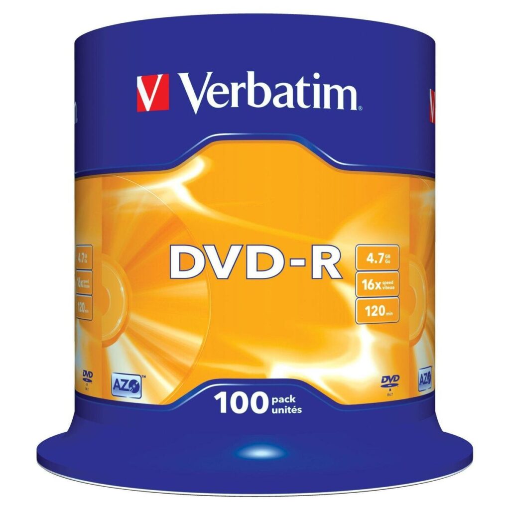 DVD-R Verbatim Matt Silver 100 Μονάδες 4