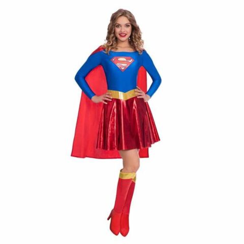 Αποκριάτικη Στολή για Ενήλικες Warner Bros Supergirl Γυναίκα σούπερ ήρωας 3 Τεμάχια