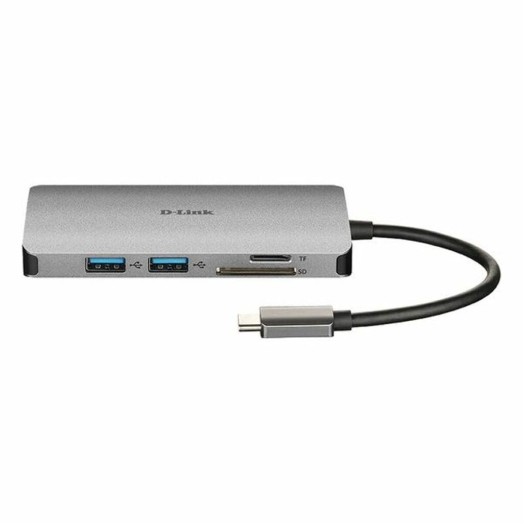 USB Hub C D-Link DUB-M810 Ασημί