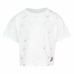 Παιδικό Μπλούζα με Κοντό Μανίκι Nike Sb Icon Λευκό