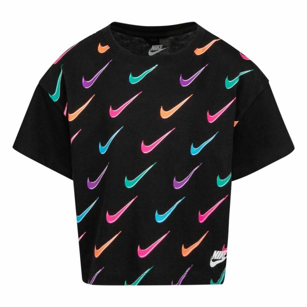Παιδικό Μπλούζα με Κοντό Μανίκι Nike Sb Icon Μαύρο