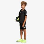 Παιδικό Μπλούζα με Κοντό Μανίκι Nike Breathe Dri-FIT Squad Μαύρο