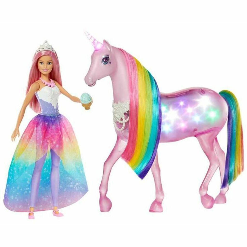Κούκλα με Kατοικίδιο Zώο Barbie Dreamtopia Μονόκερος
