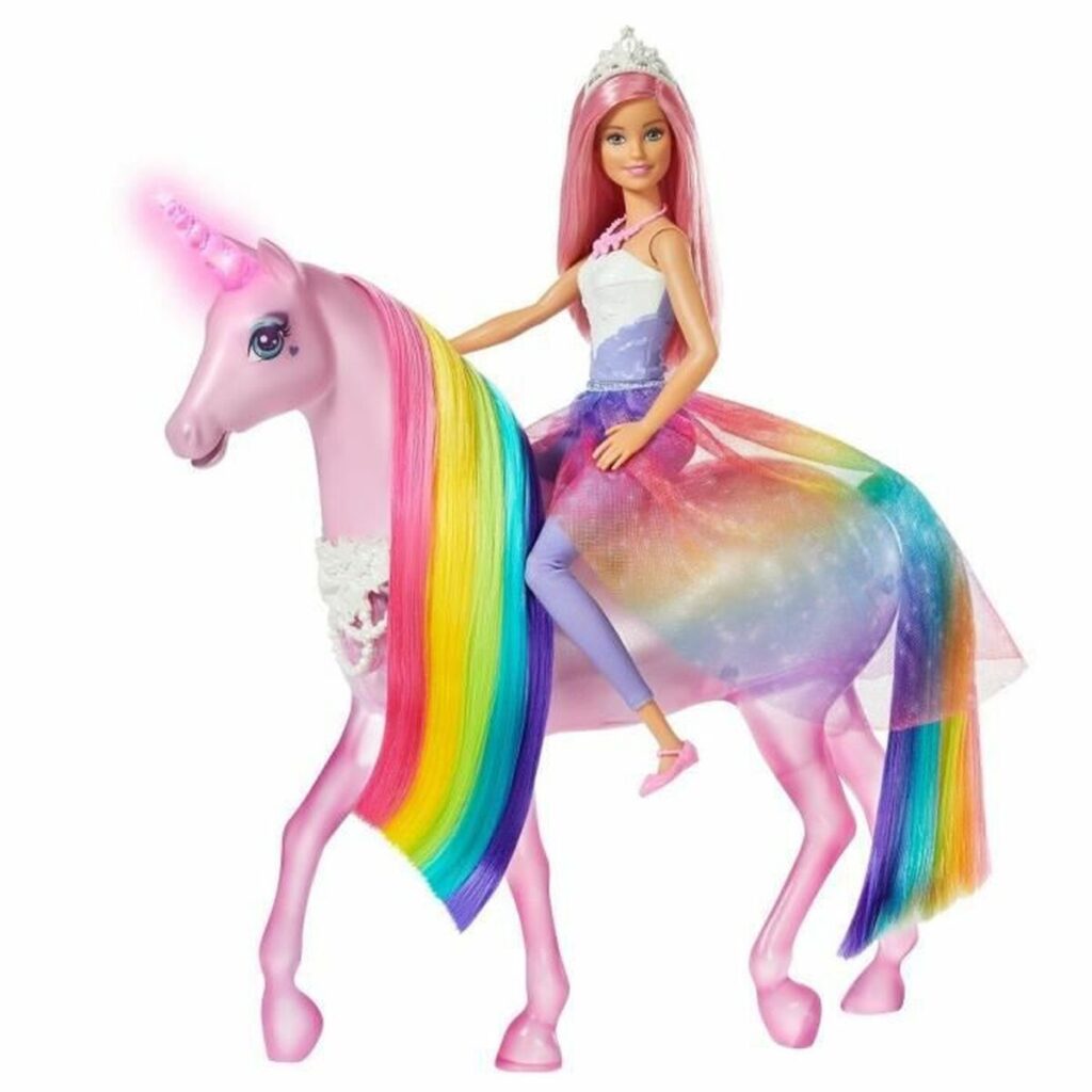 Κούκλα με Kατοικίδιο Zώο Barbie Dreamtopia Μονόκερος