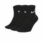 Κάλτσες Nike Everyday Lightweight 3 ζευγάρια Μαύρο