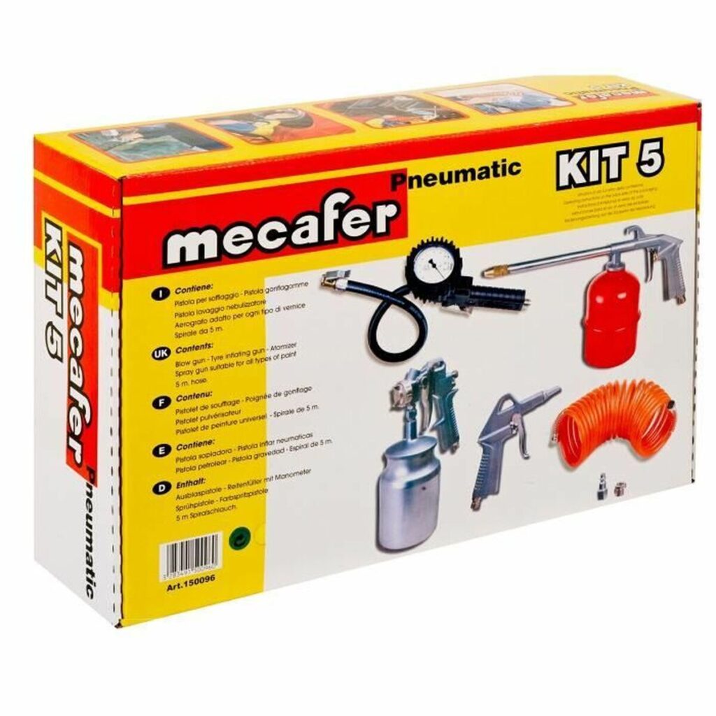 Air compressor accessory kit MECAFER 5 Τεμάχια