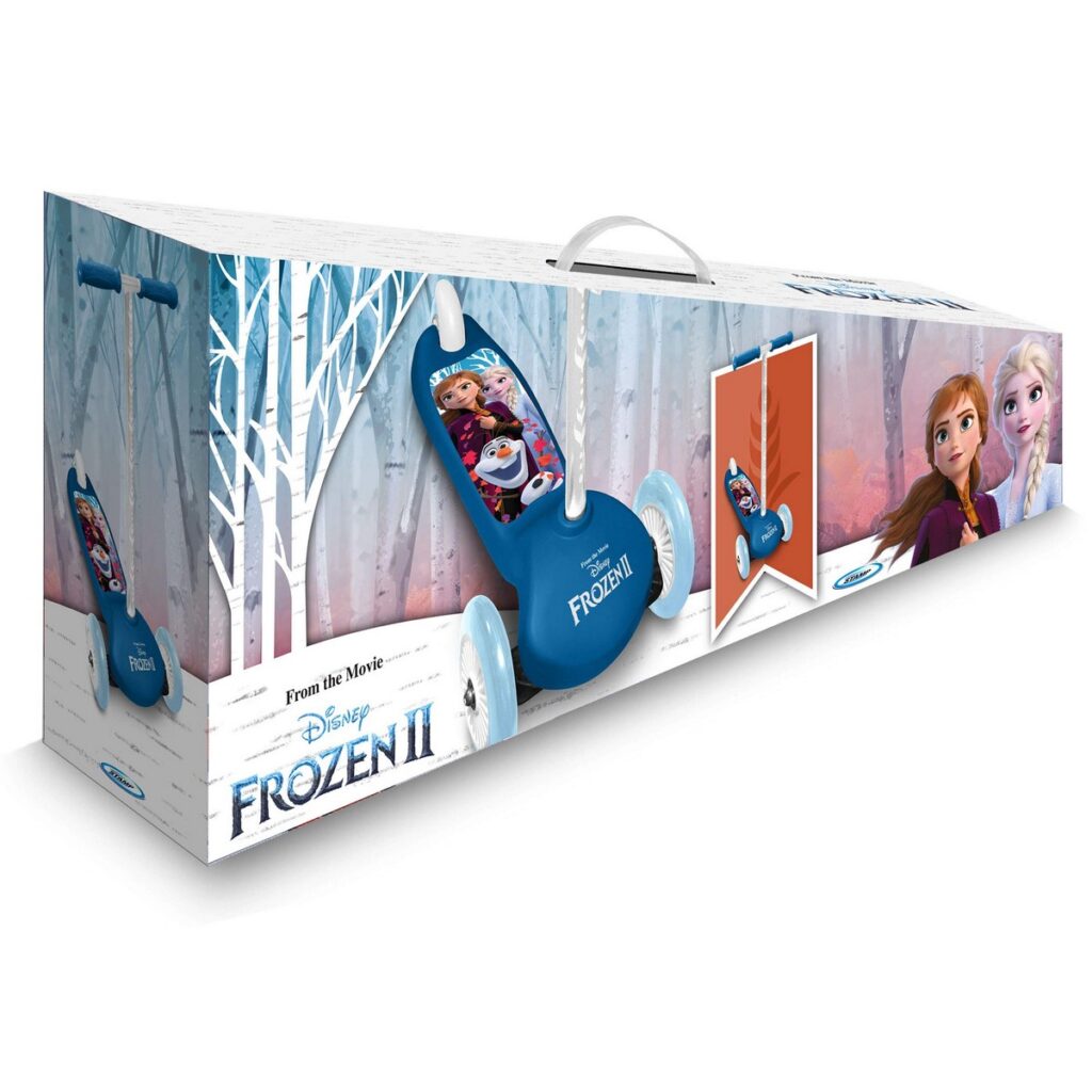 Σκούτερ Frozen Queen Of The Snow Τροχούς x 3 Μπλε Παιδικά Πλαστική ύλη