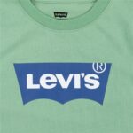 Παιδικό Μπλούζα με Κοντό Μανίκι Levi's Batwing Meadow Πράσινο