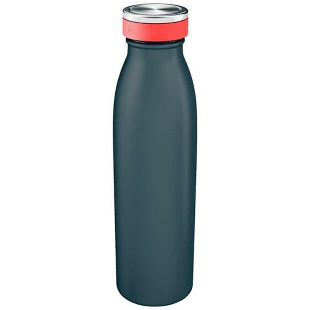 Μπουκάλι νερού Leitz Insulated 500 ml Μαύρο Γκρι Ανοξείδωτο ατσάλι
