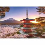 Παζλ Ravensburger 17090 Mount Fuji Cherry Blossom View 1000 Τεμάχια