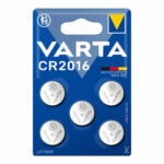 Μπαταρίες Κουμπιά Λιθίου Varta 6016101415 CR2016 3 V (5 Μονάδες)