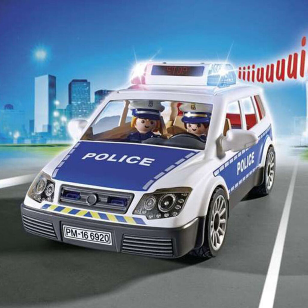 Aυτοκίνητο με Φως και Ήχο City Action Police Playmobil Squad Car with Lights and Sound